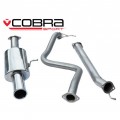 FD52 Cobra Sport Ford Fiesta MK7 ST180 2013> Cat Back System - 2.5" bore Non-Resonated - Single Tailpipe